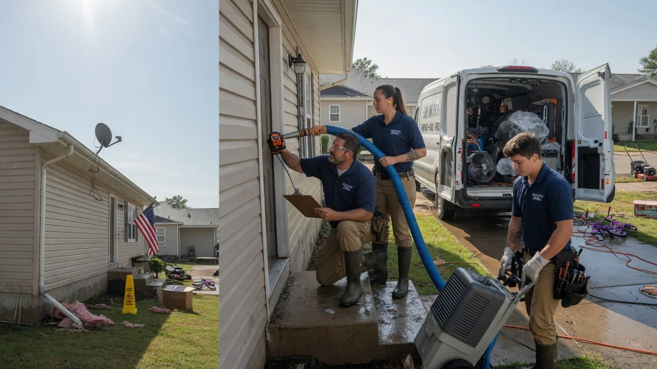 Ceiling Water Damage Restoration in Trimble, OH near me